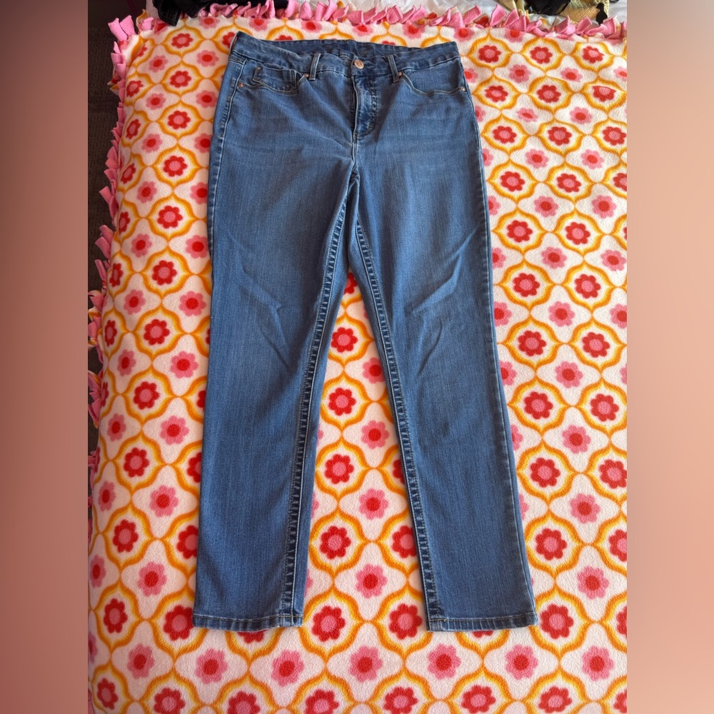 Light blue straight leg Seven Jeans